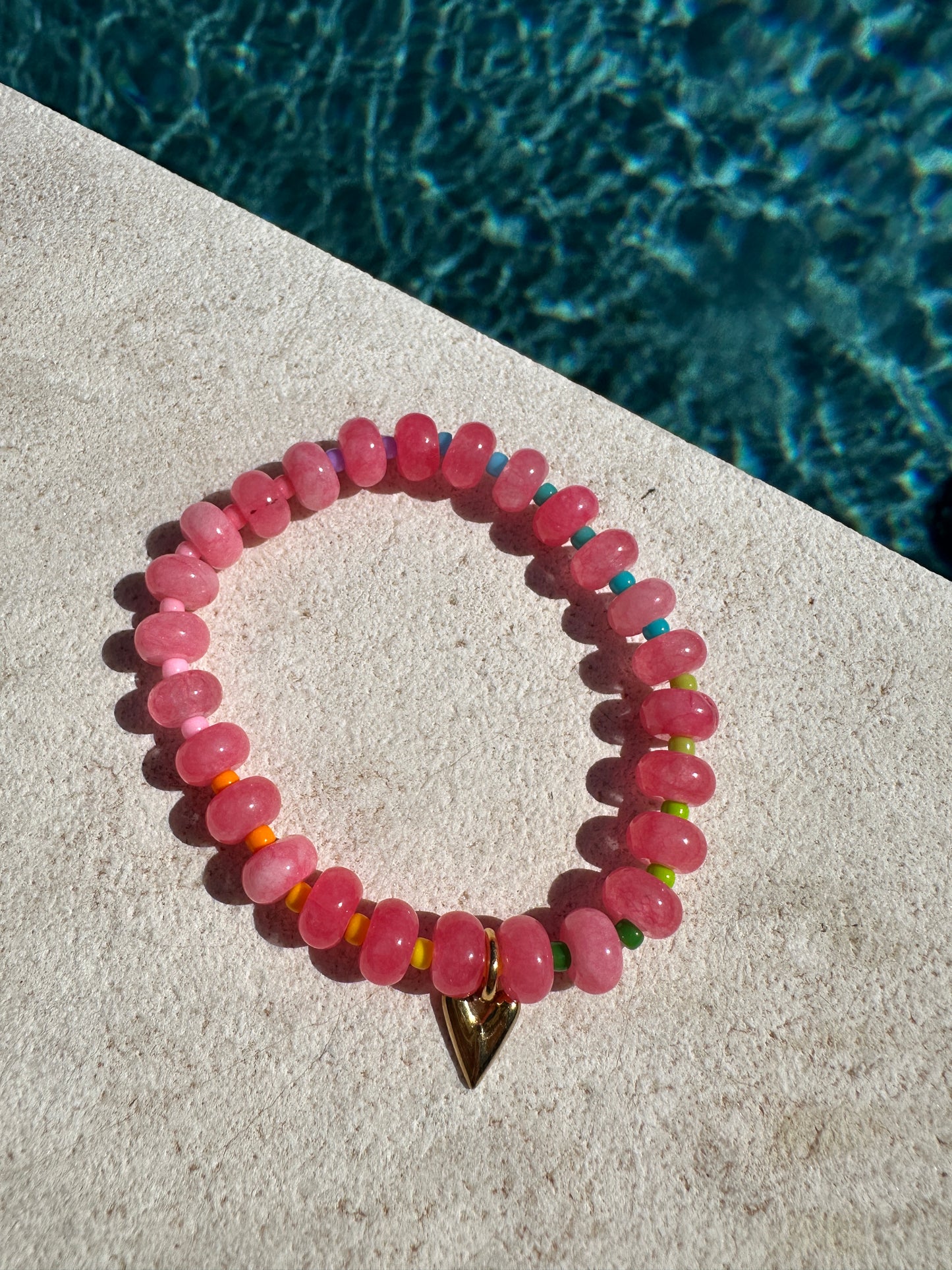 Corazon Beaded Bracelet