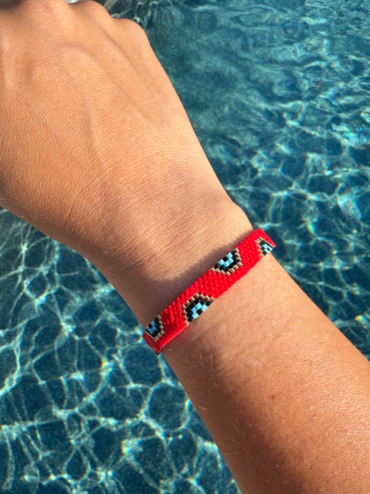 Evil Eye Beaded Bracelet