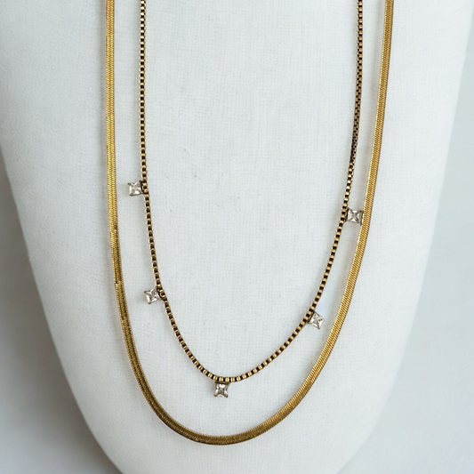 Willow Double Strand Necklace